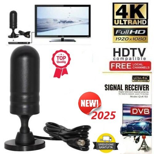 Antenna portatile per - tv,