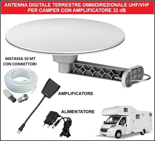 Antenna per camper esterna - tv,